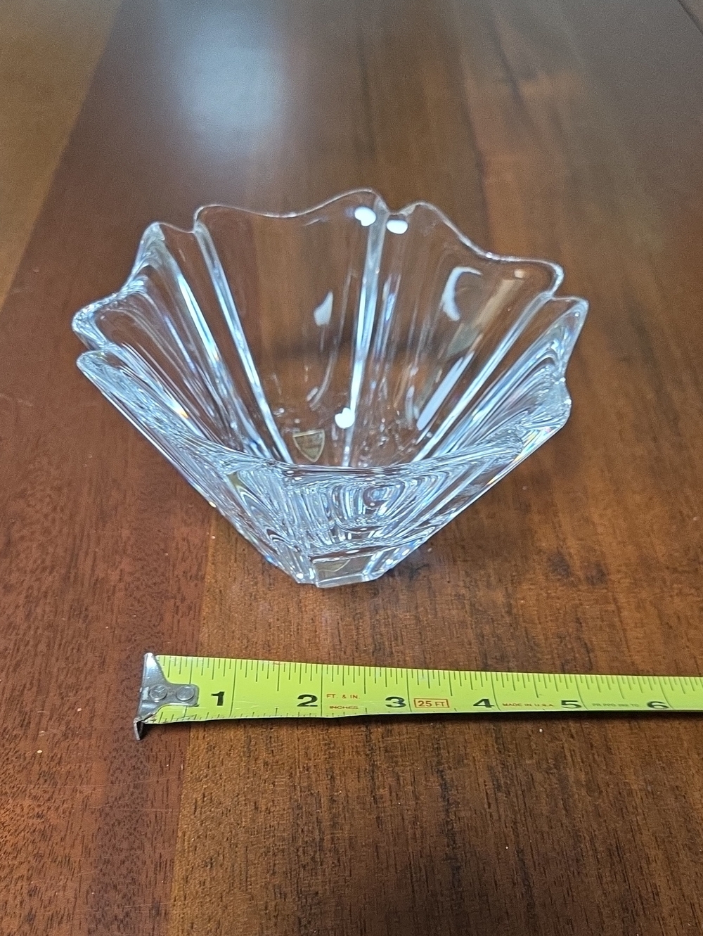 Orrefors Kosta Boda Clear Crystal Decorative Bowl